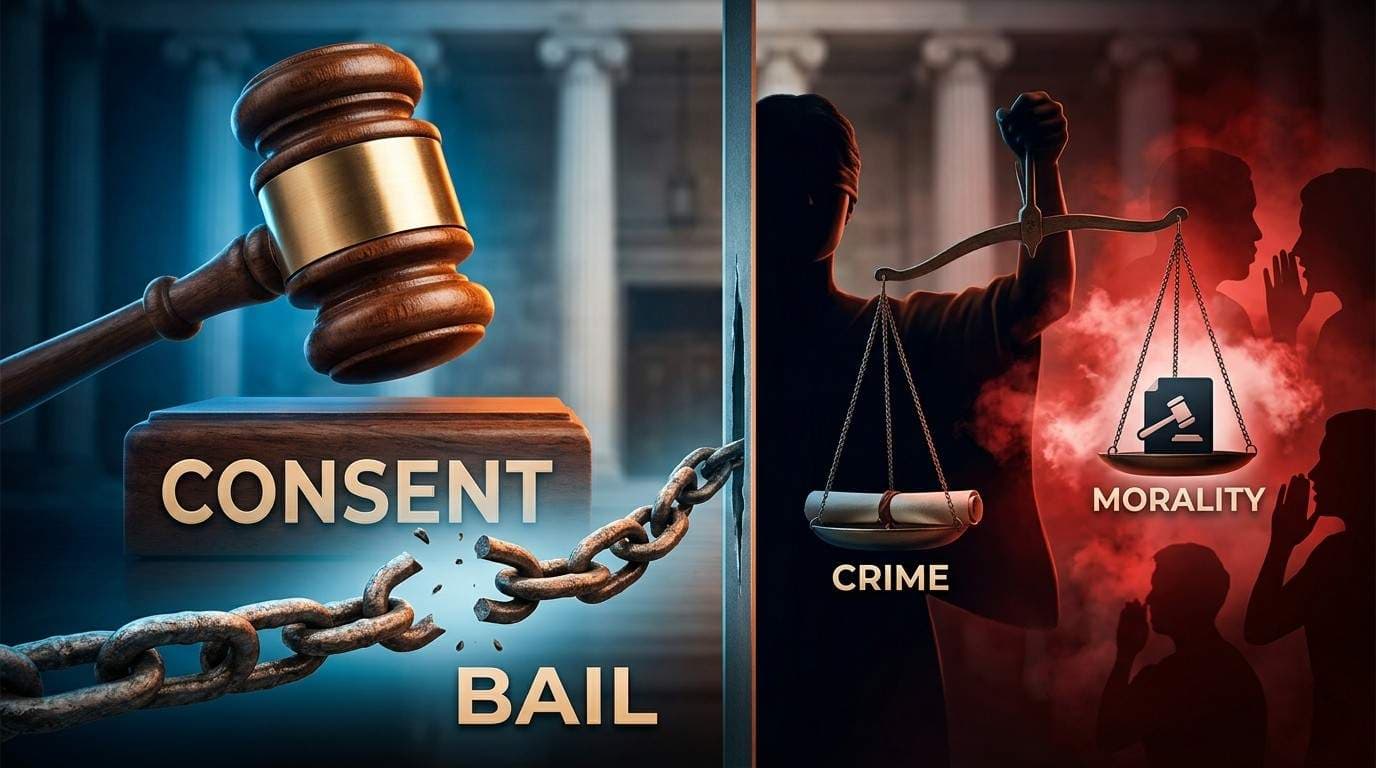 Morality vs. Offence: Delhi HC Grants Bail to Gym Trainer in Advocate Rape Case
