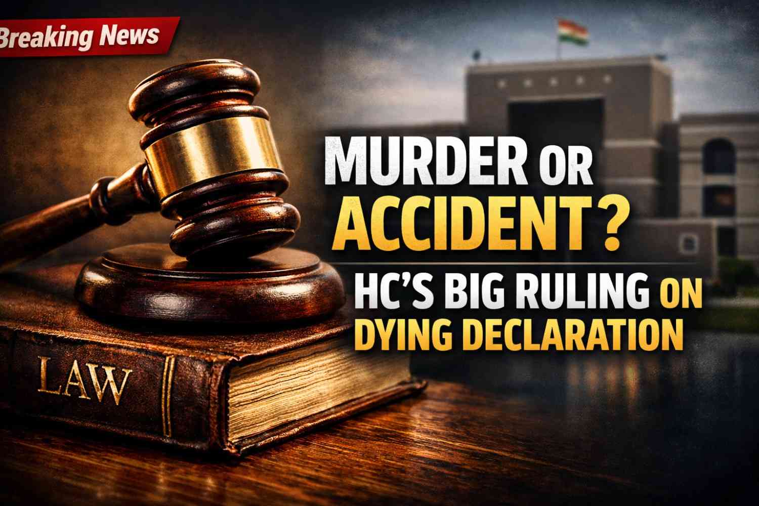 Intent Matters: Gujarat High Court Converts Murder Conviction to Culpable Homicide; Sets Important Precedent on Dying Declarations