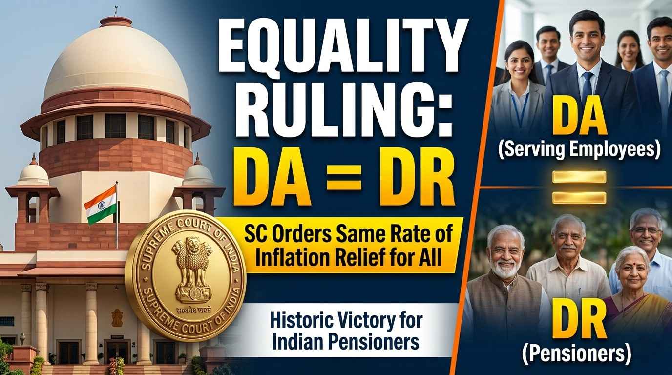 Equal DA and DR for Employees and Pensioners: Supreme Court