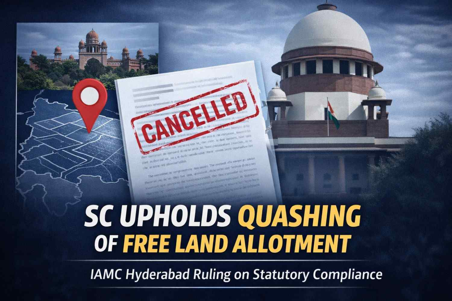 SC Upholds HC’s Quashing of Free Land Allotment to IAMC, Flags Legal Compliance