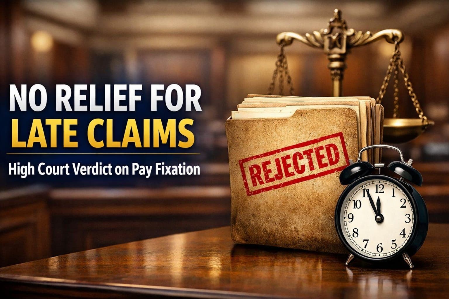 Punjab & Haryana High Court: "Wake Up Before You Retire" – Why Belated Pay Fixation Claims Can't Be Revived Years After Retirement