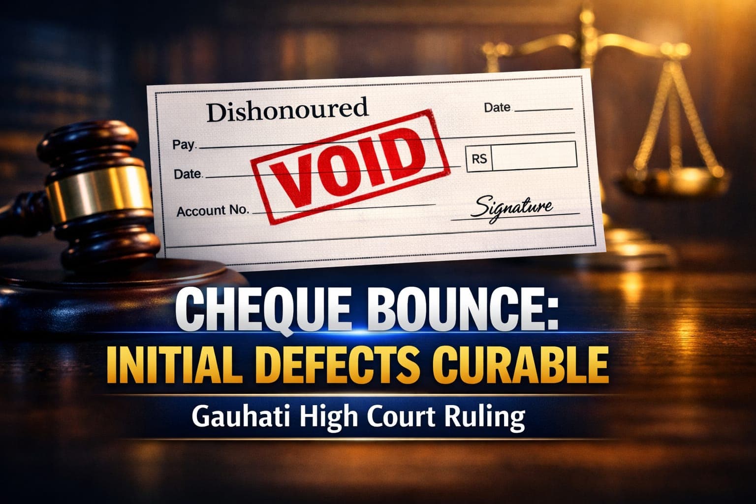 Initial Defect in Authorization to File Section 138 Complaint is Curable, Not Fatal: Gauhati High Court