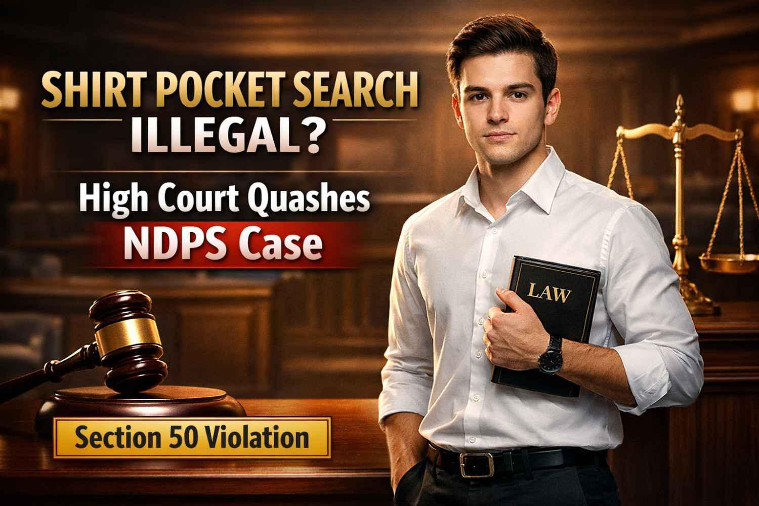 Recovery From Shirt Pocket Is 'Personal Search': Madras High Court Quashes NDPS Case Against Law Student Over Procedural Lapses