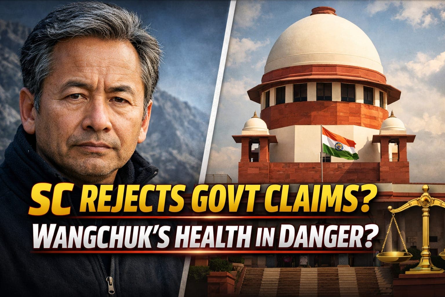 Sonam Wangchuk’s Health Is Fine, Getting Best Treatment: Union Tells Supreme Court; Bench Expresses Disappointment Over Lack of Review