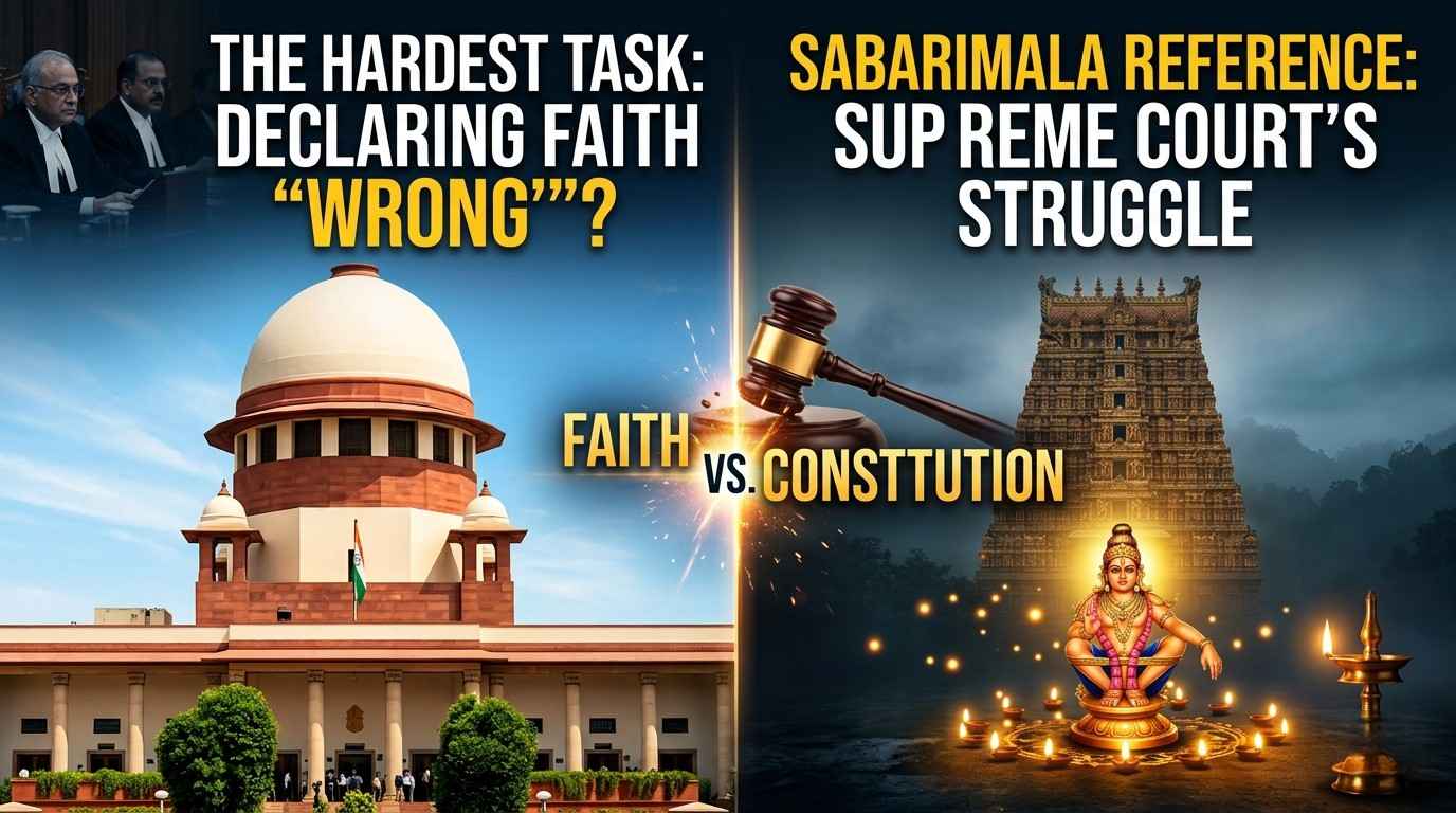 Hardest Task to Judge Millions' Beliefs : SC in Sabarimala Case