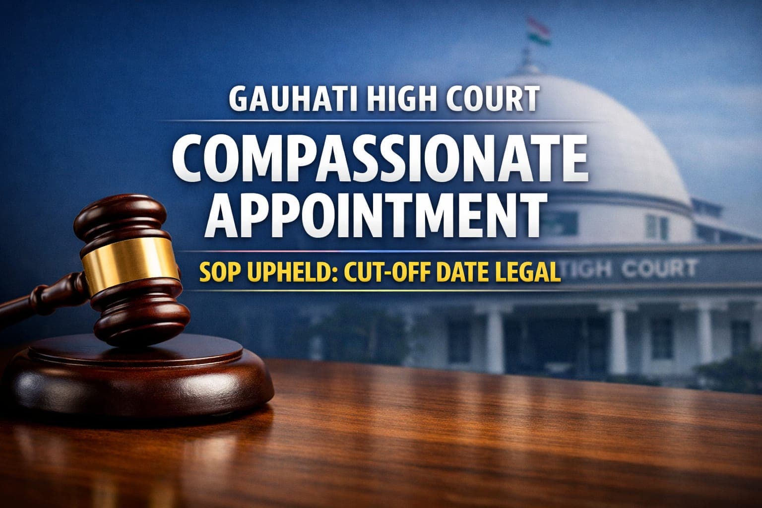 Gauhati High Court Upheld Assam SOP on Compassionate Appointment: "Fixing Cut-Off Date Not Illegal"