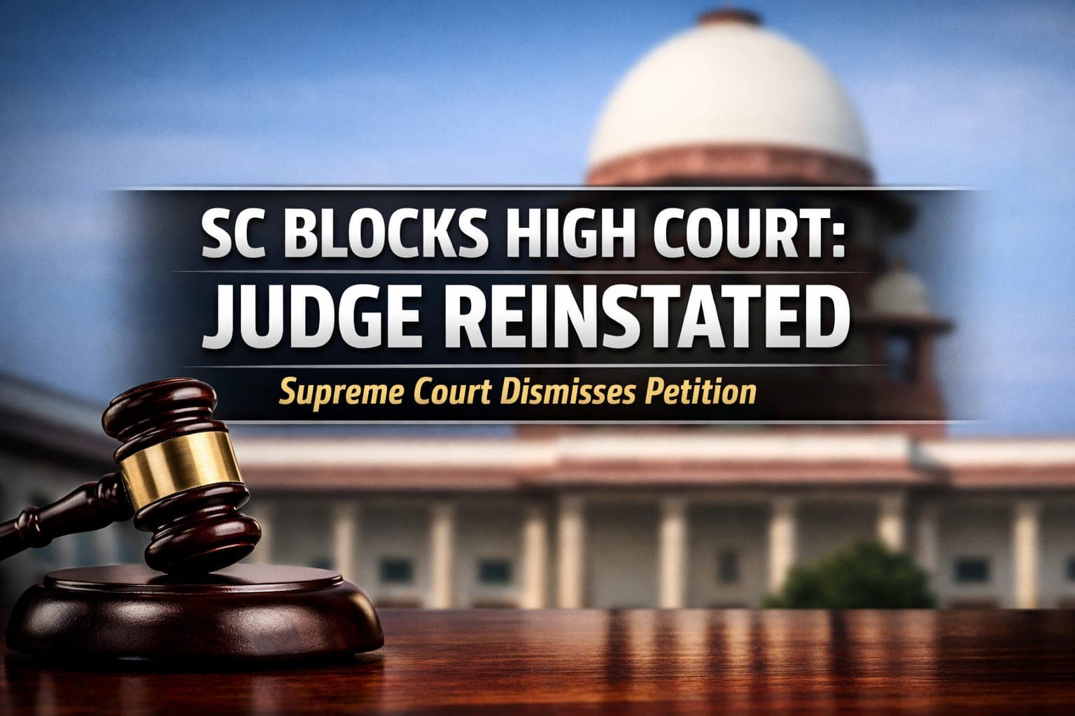 Supreme Court Affirms Reinstatement of District Judge: Dismisses Punjab & Haryana High Court’s Plea Against Quashing of Compulsory Retirement