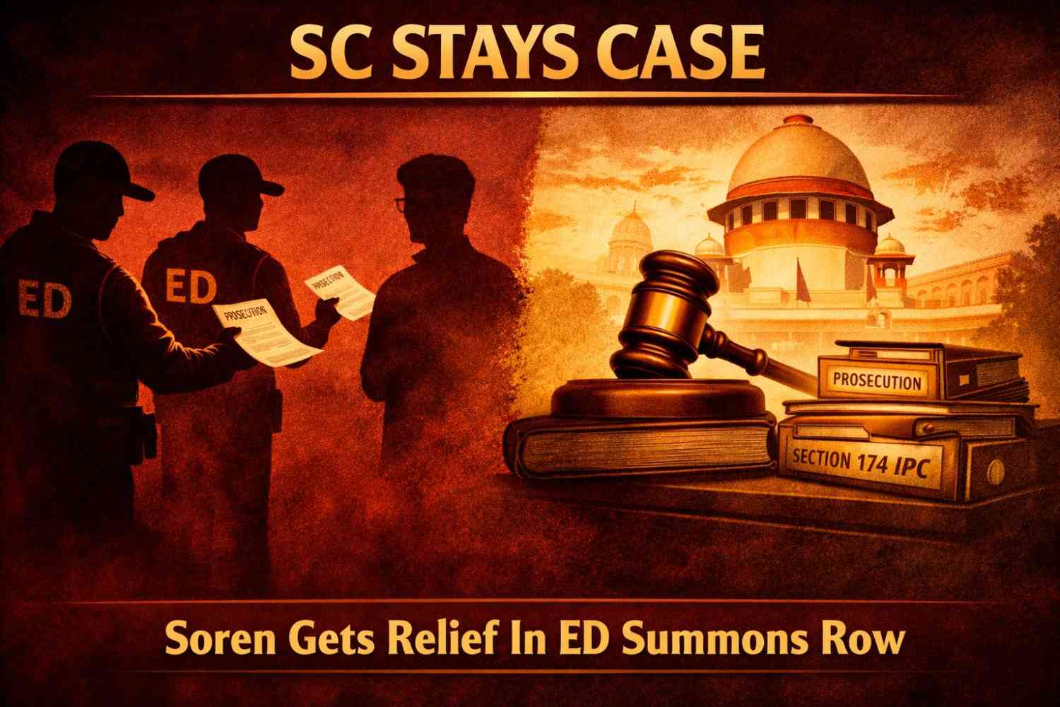 Supreme Court Stays Criminal Case Against Jharkhand CM Hemant Soren Over ED Summons