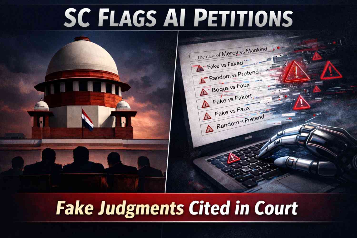 Supreme Court Flags ‘Alarming’ Use of AI in Petitions After Fake Judgments Surface