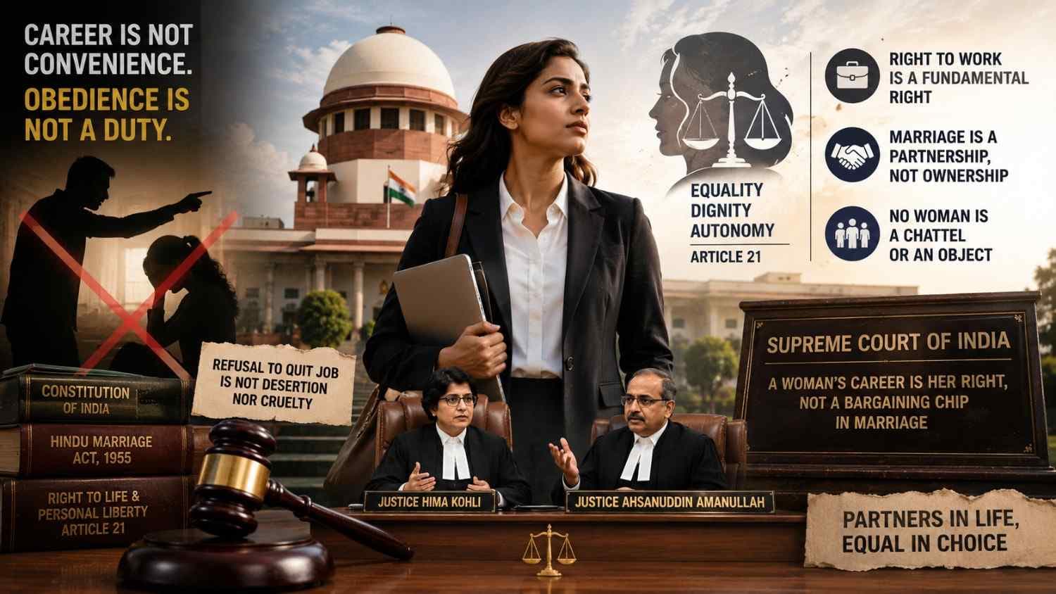 Career Over Subservience: Supreme Court on Women’s Rights in Marriage