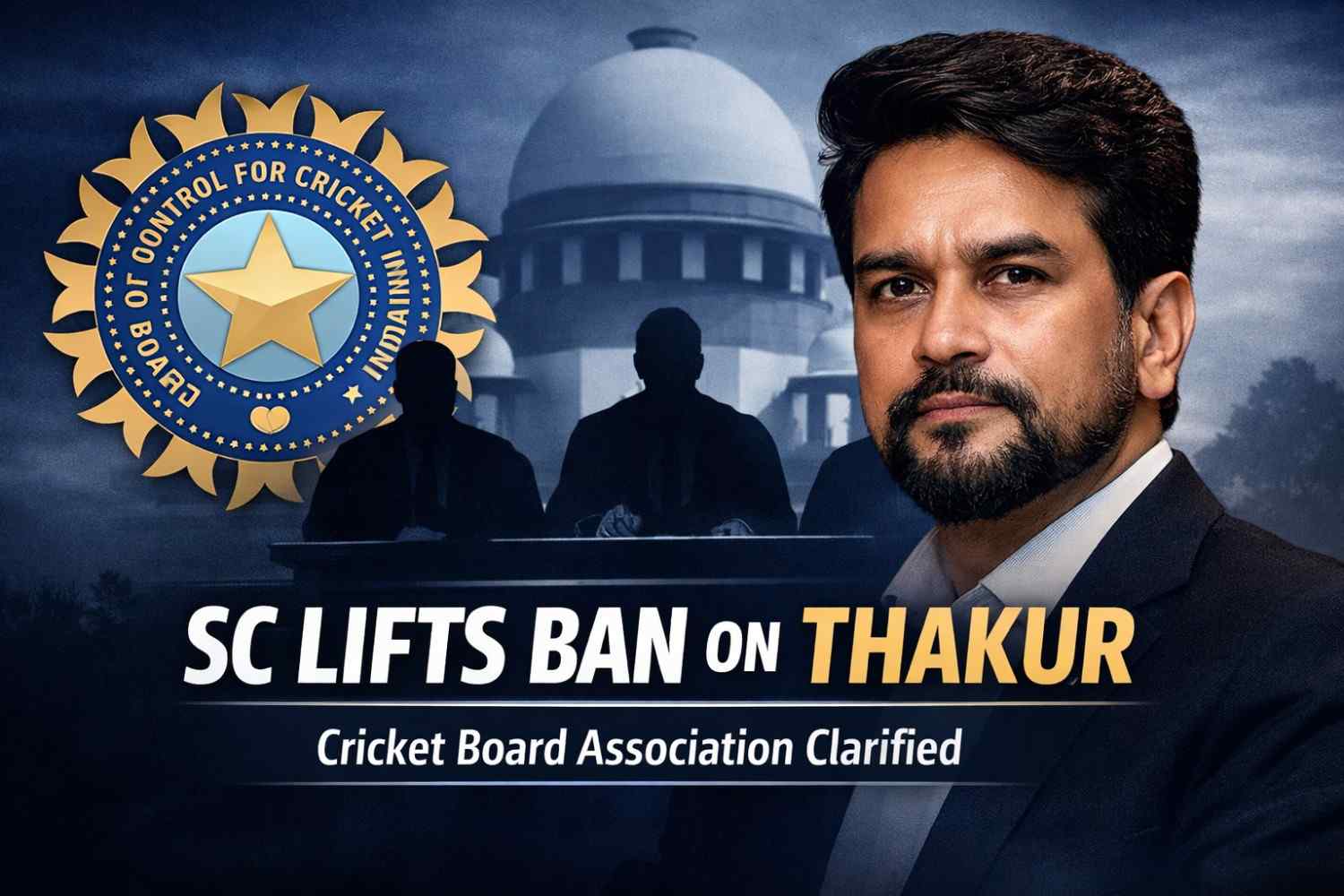 SC Clears Path for Anurag Singh Thakur’s Return to Cricket Administration