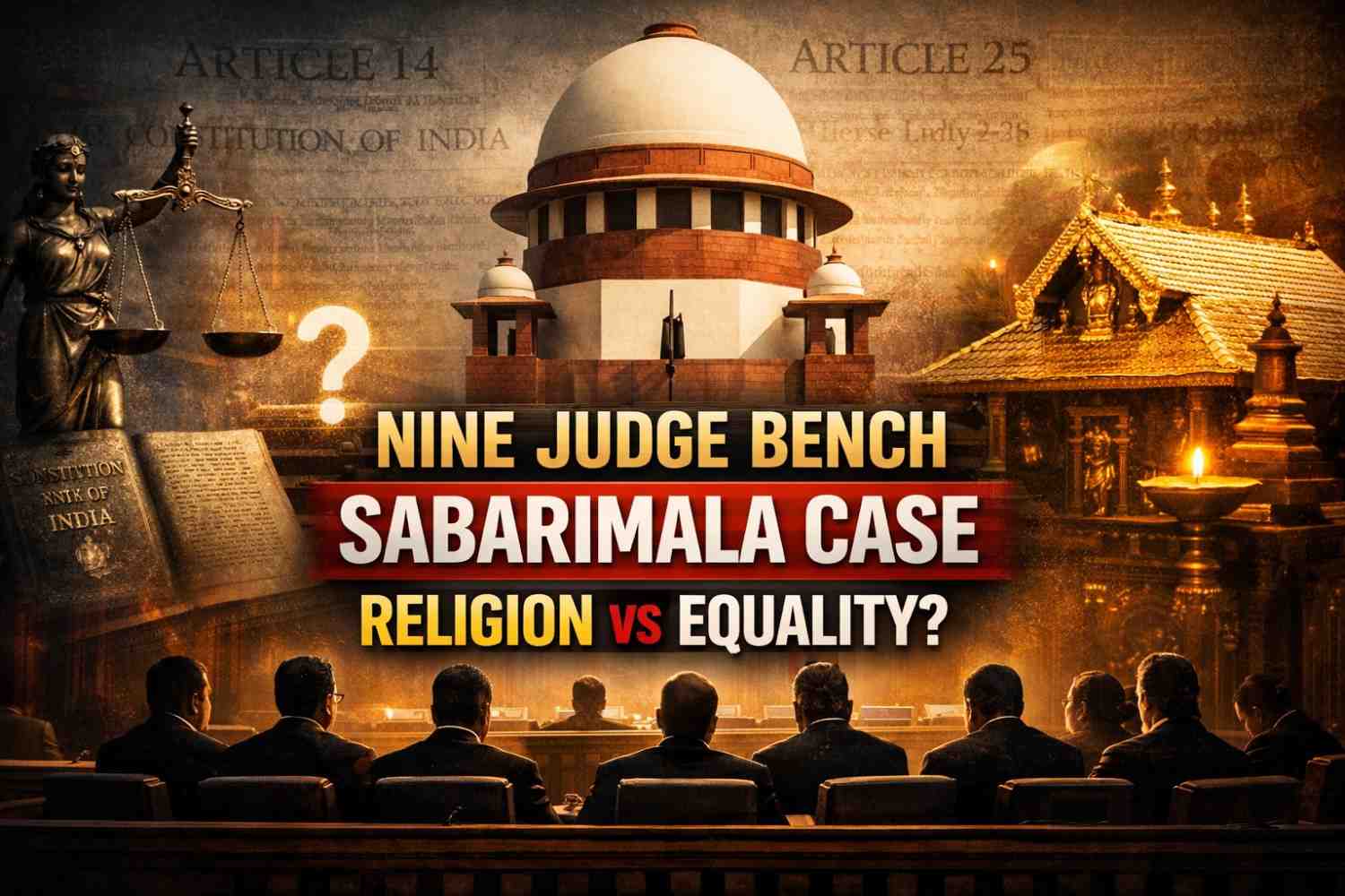 Supreme Court 9 Judge Bench Hears Sabarimala Reference Case