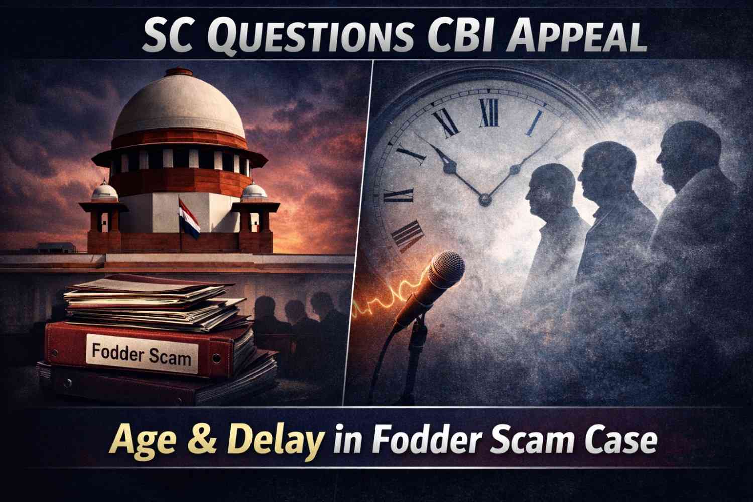 SC Questions CBI Over Pursuing Elderly Convicts in Deoghar Fodder Scam Case