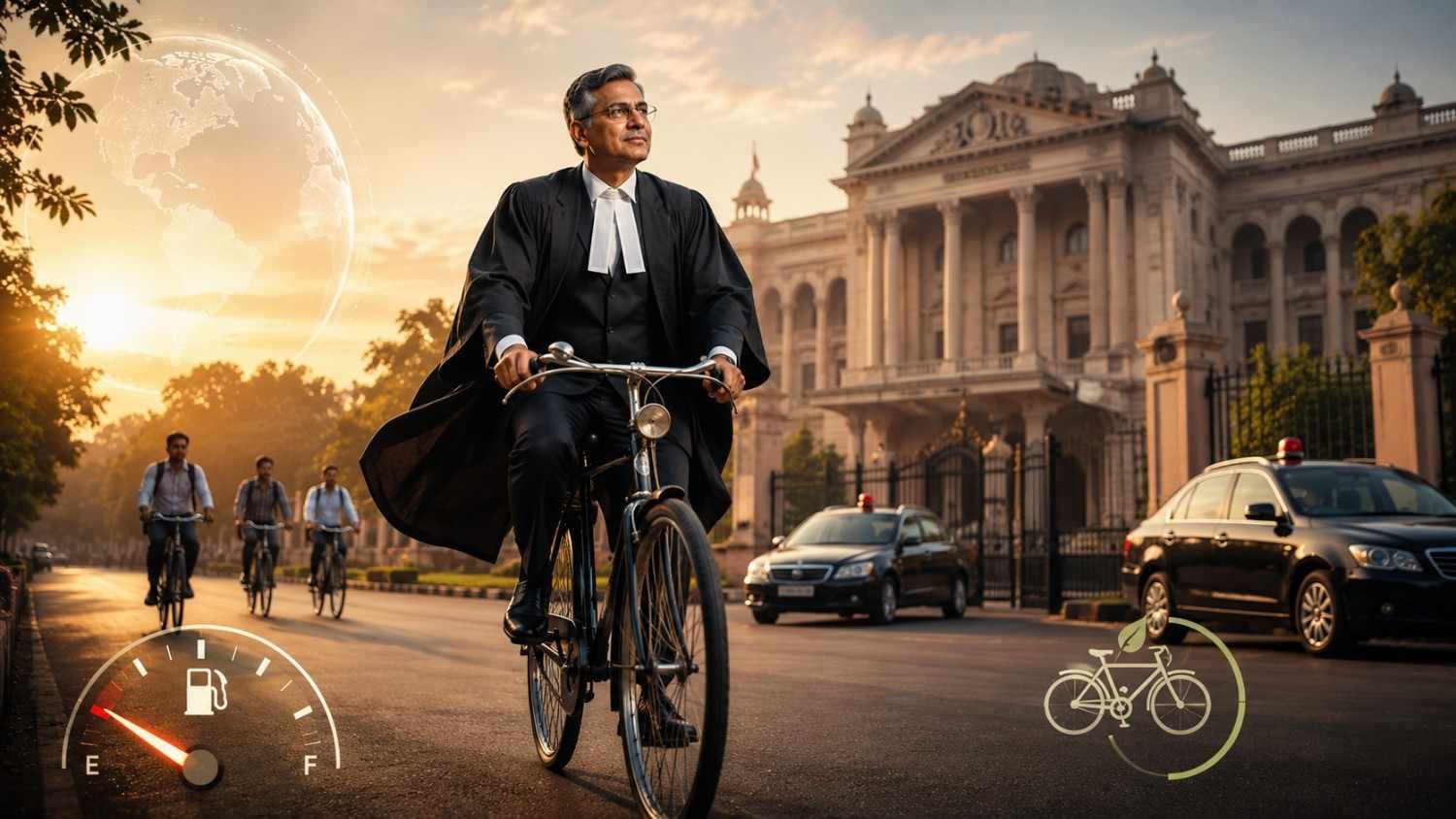 MP High Court Judge Justice DD Bansal Cycles to Court After PM’s Appeal