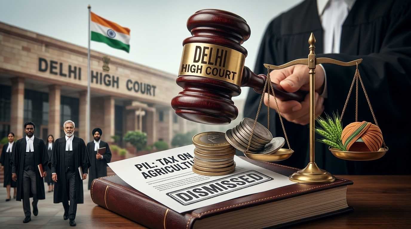 Delhi High Court Dismisses "Misconceived" PIL to Tax Agricultural Income