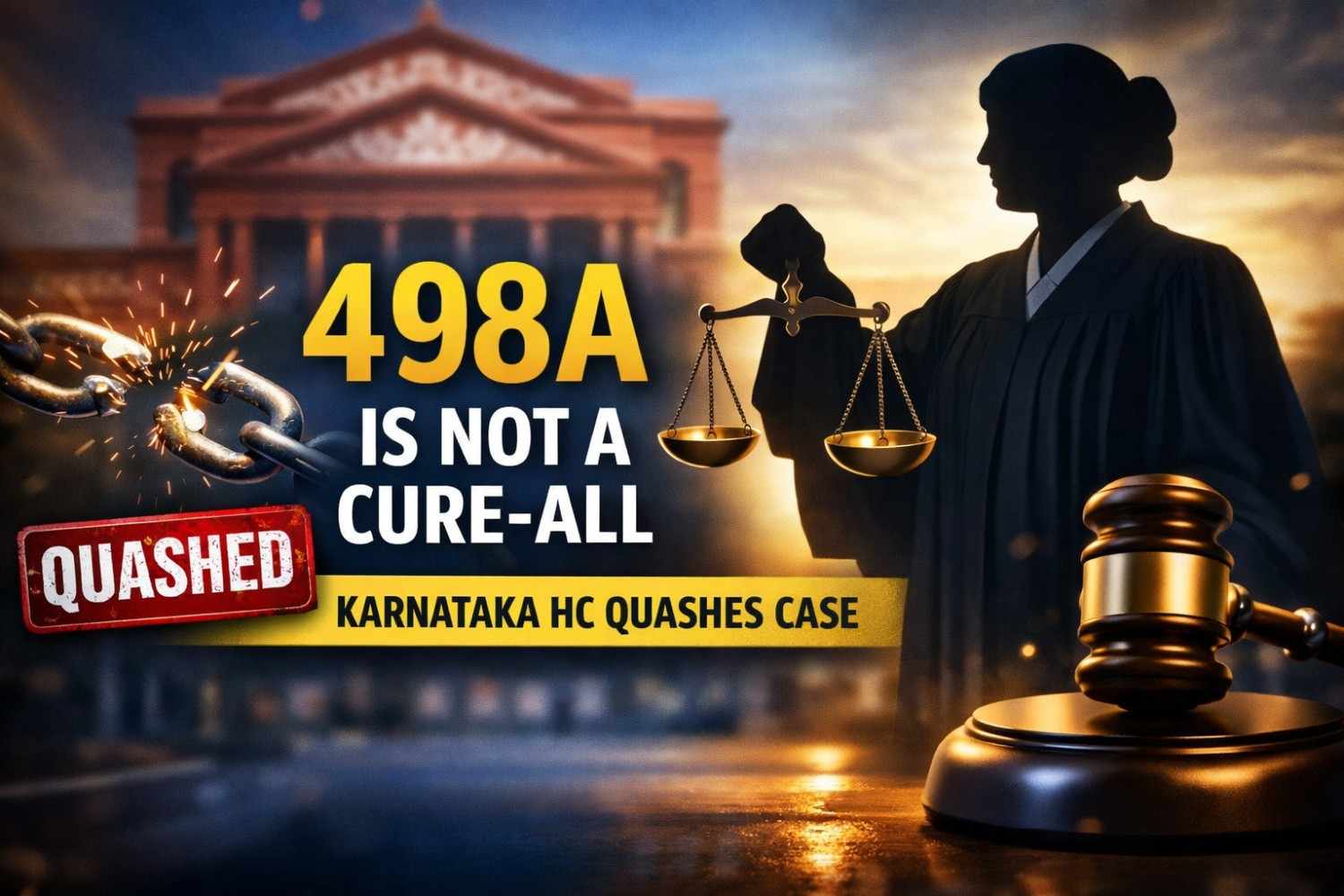 “Section 498A Is Not a Panacea for All Matrimonial Ills”: Karnataka High Court Quashes “Baseless” Dowry Harassment FIR