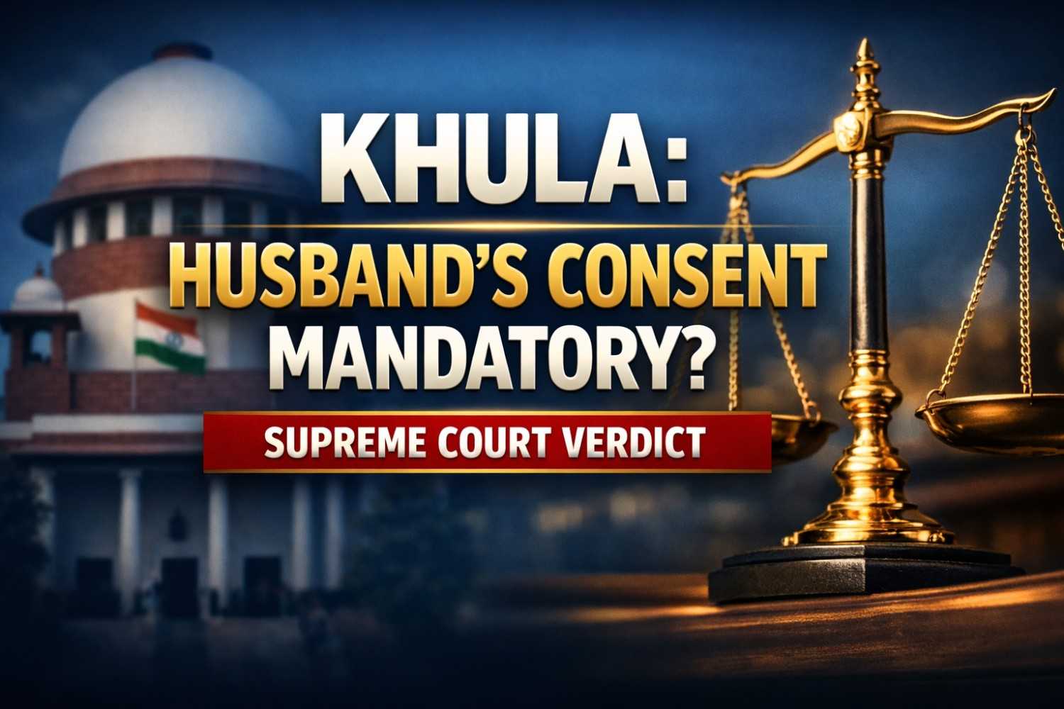Can a Muslim Woman Terminate Marriage via 'Khula' Without Husband's Consent? Supreme Court to Decide