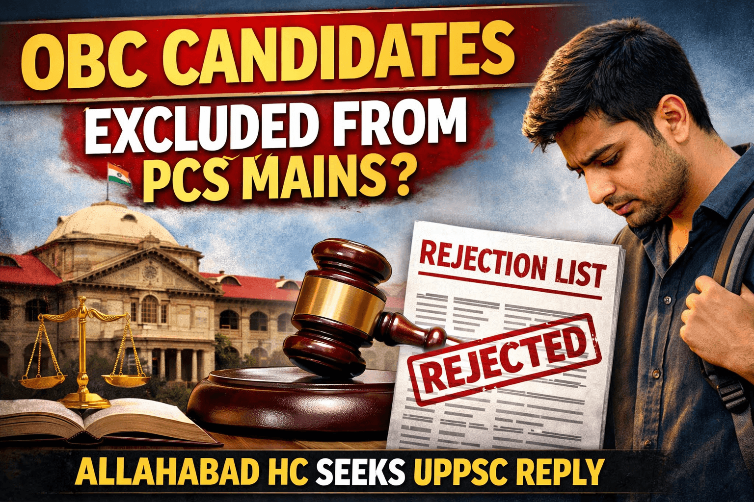 Can OBC Candidates With Higher Marks Be Excluded From PCS Mains? Allahabad HC Seeks UP-PSC Reply To Plea