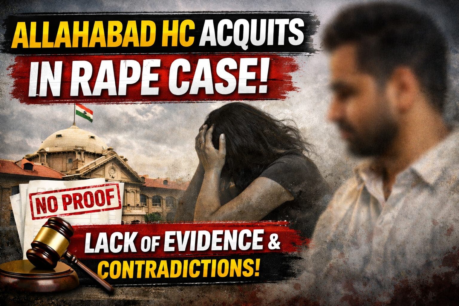 Allahabad High Court Acquits Man in Rape Case, Cites "Major Contradictions" and Lack of Evidence on Non-Consent