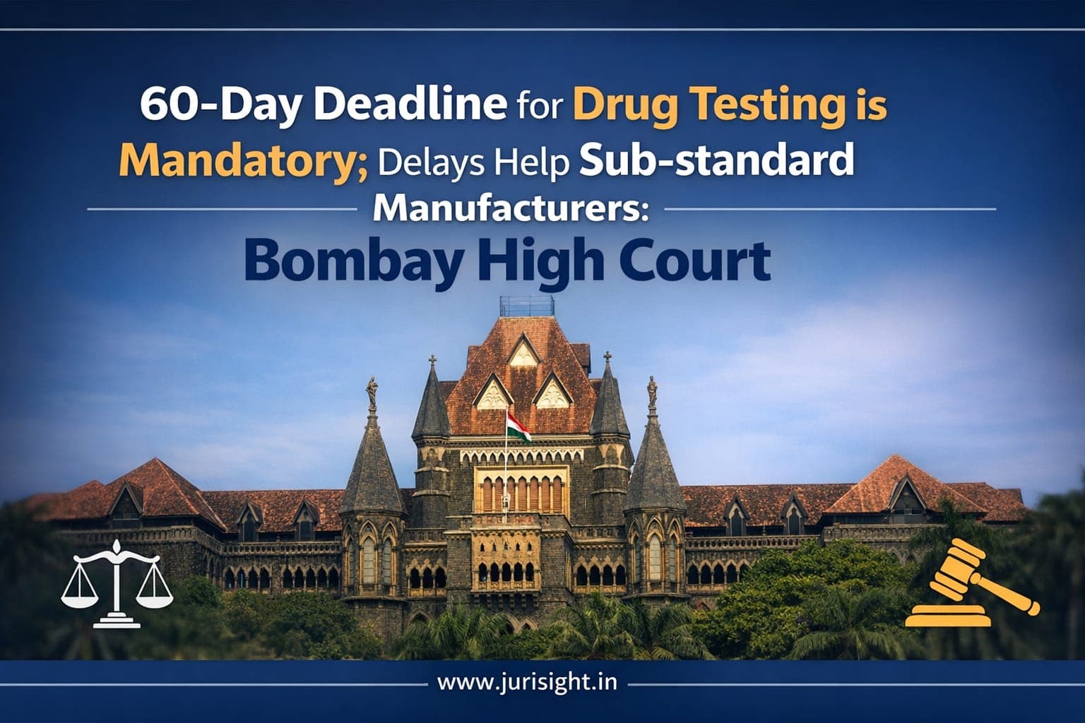 60-Day Deadline for Drug Testing is Mandatory; Delays Help Sub-standard Manufacturers: Bombay High Court