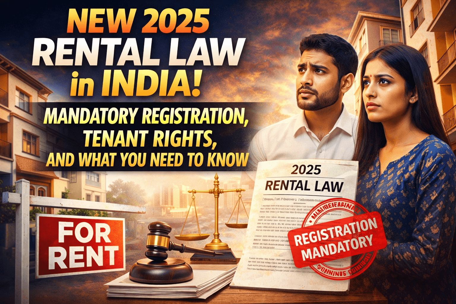New 2025 Rental Law in India: Mandatory Registration, Tenant Rights, and What You Need to Know