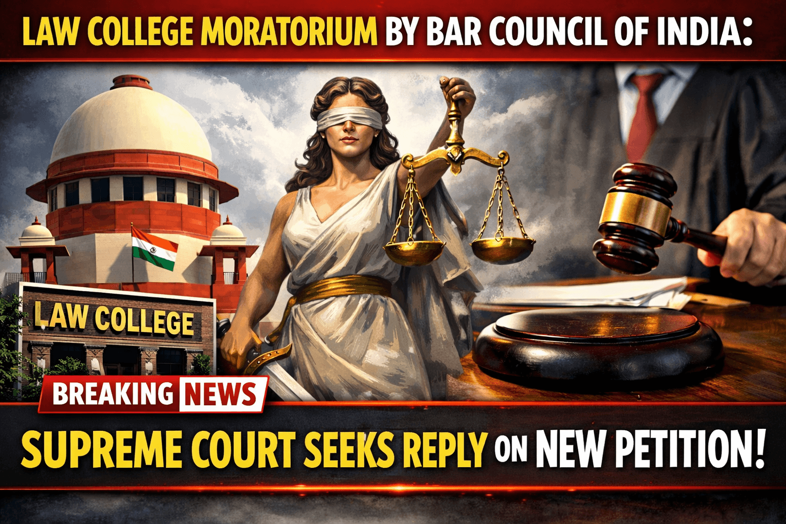 Law College Moratorium by Bar Council of India: Supreme Court Seeks Reply on New Petition