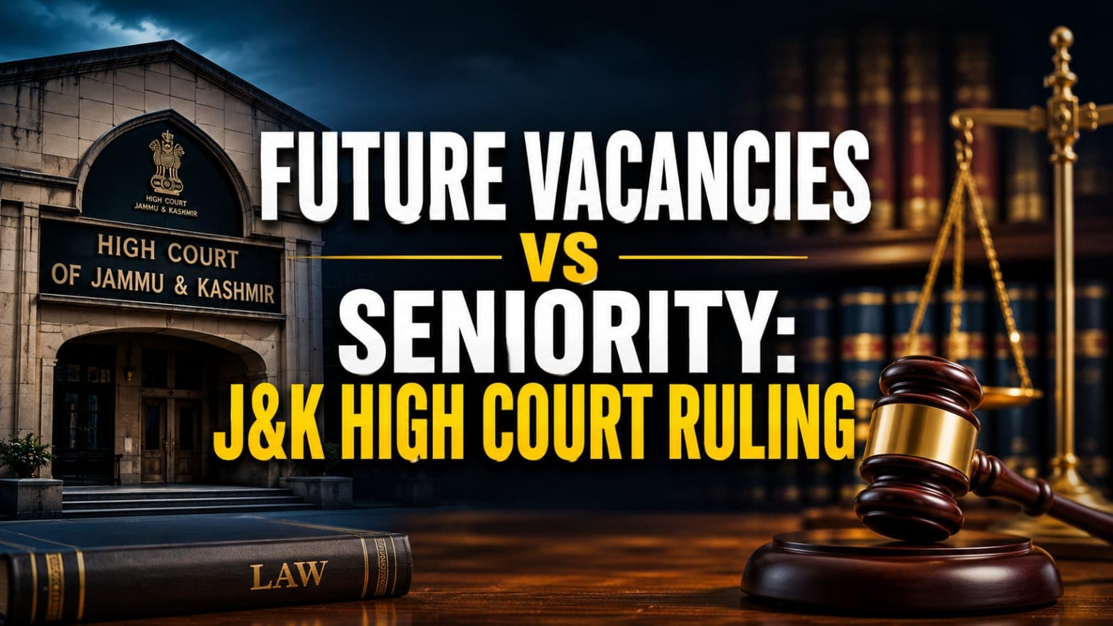 Selection Process Ends With Available Vacancies; Future Appointments Cannot Claim Retroactive Seniority: J&K High Court Dismisses Munsiffs’ Plea