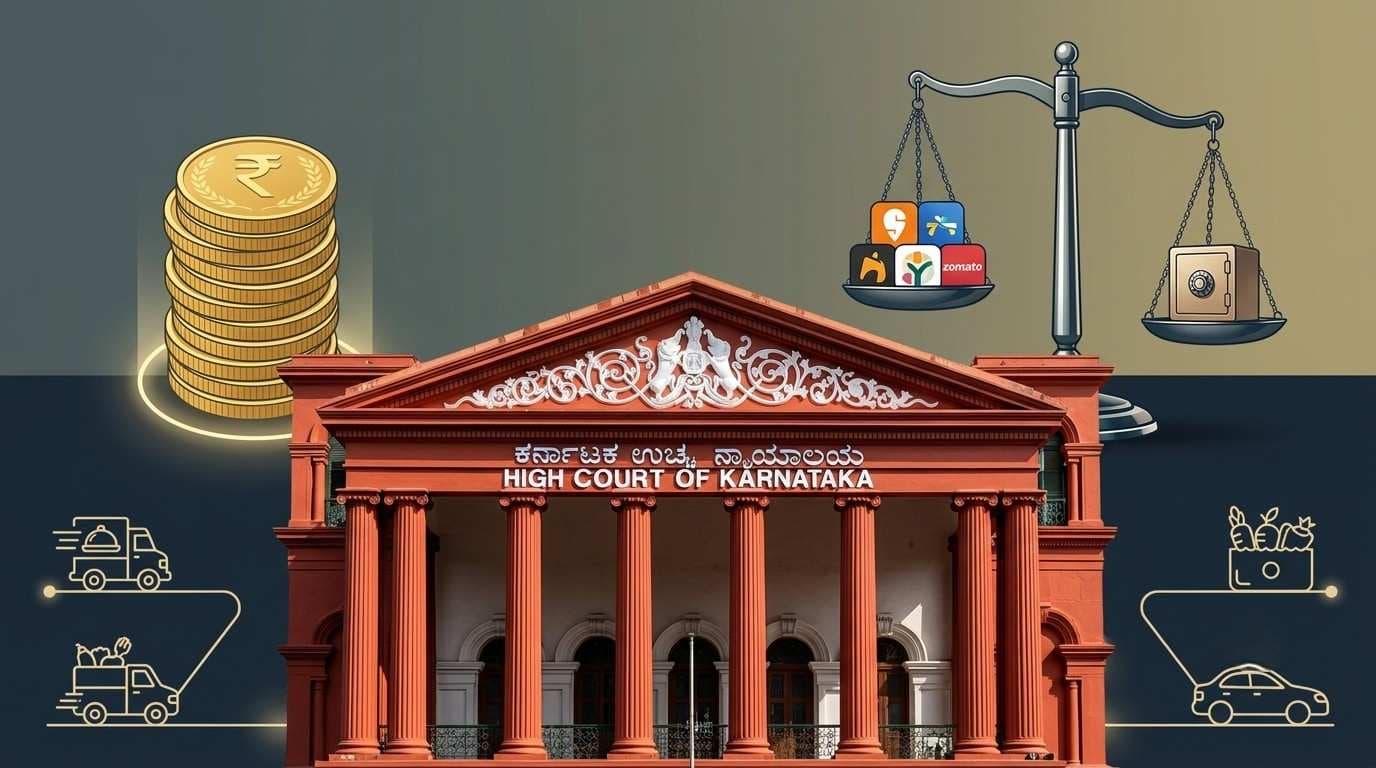 Karnataka High Court Grants Interim Relief to Platform Aggregators Subject to Welfare Deposit