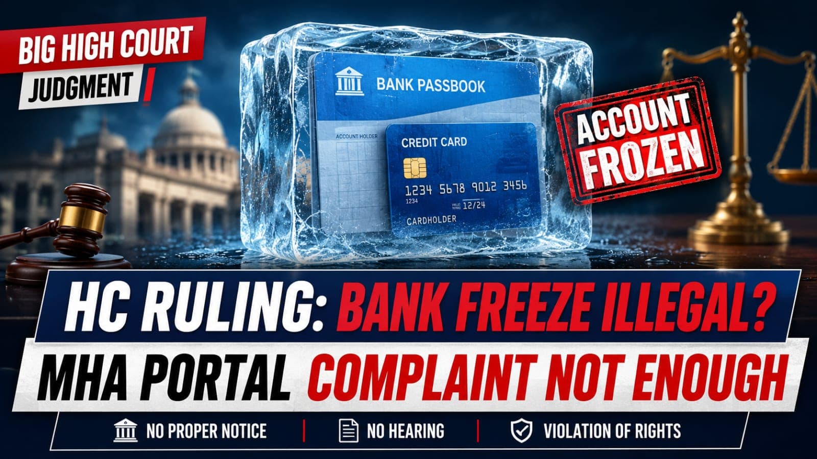 Mere Complaint on MHA Cybercrime Portal Not Enough to Freeze Bank Accounts: Calcutta High Court