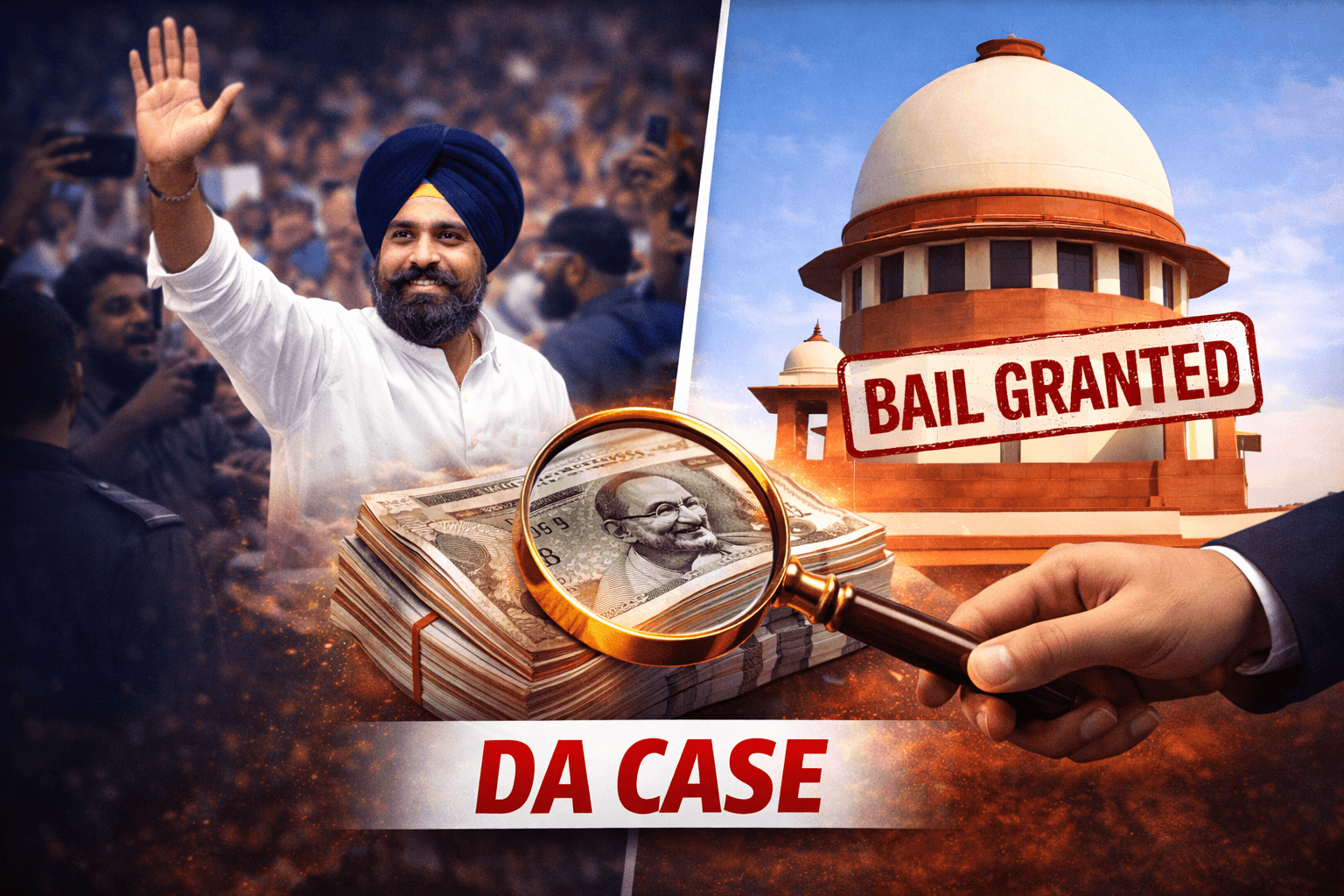 SC Grants Bail to Akali Leader Bikram Majithia in ₹540 Crore DA Case